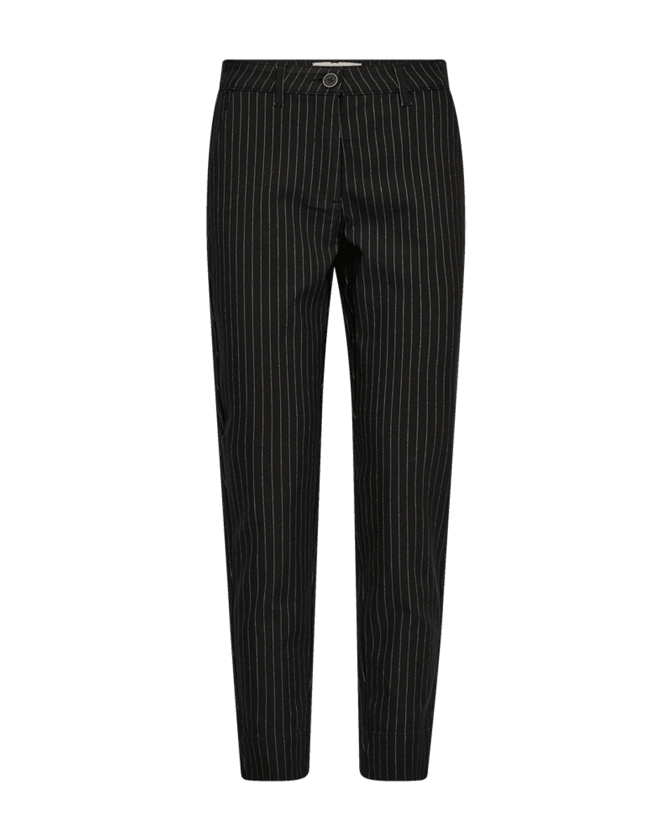Rex Pants Black w. Star Offwhite