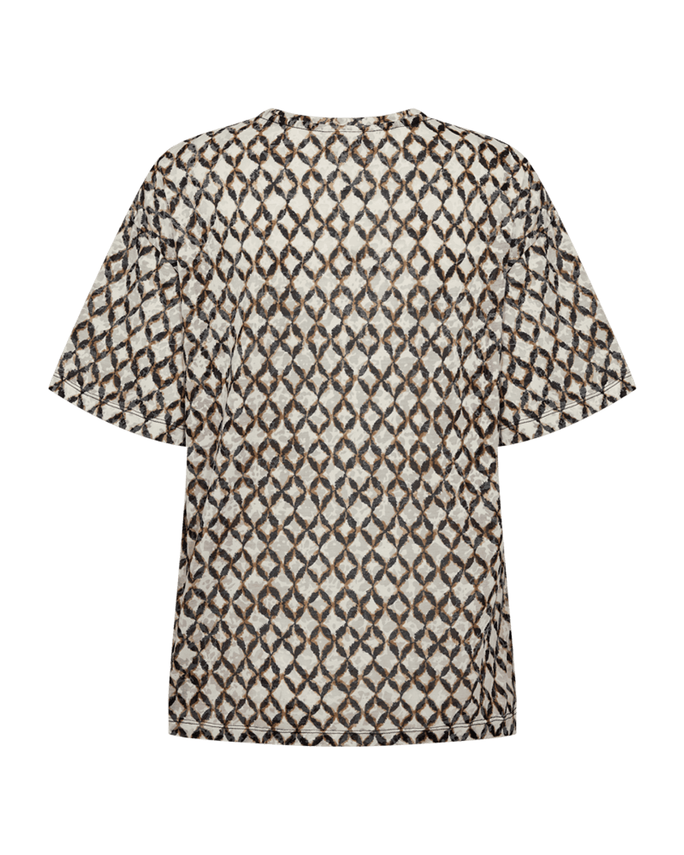 Grsesburn Tee Moonbeam W Black