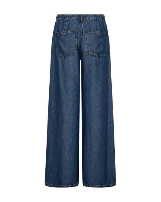 Hovedbilde Milo Pants Wide Leg Medium Blue Denim