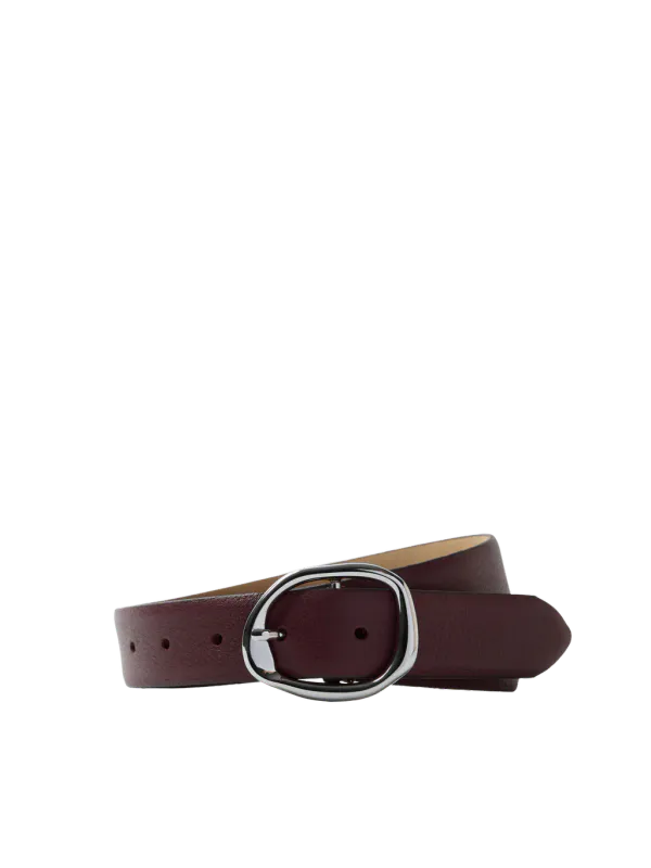 Feline Leather Belt Fig