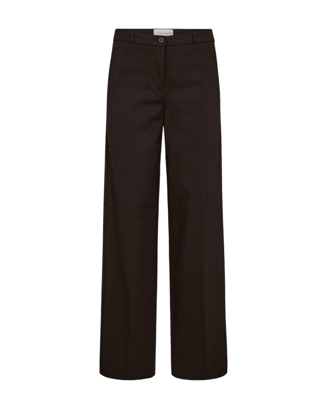 Solvej Pants Regular Wide Leg Black