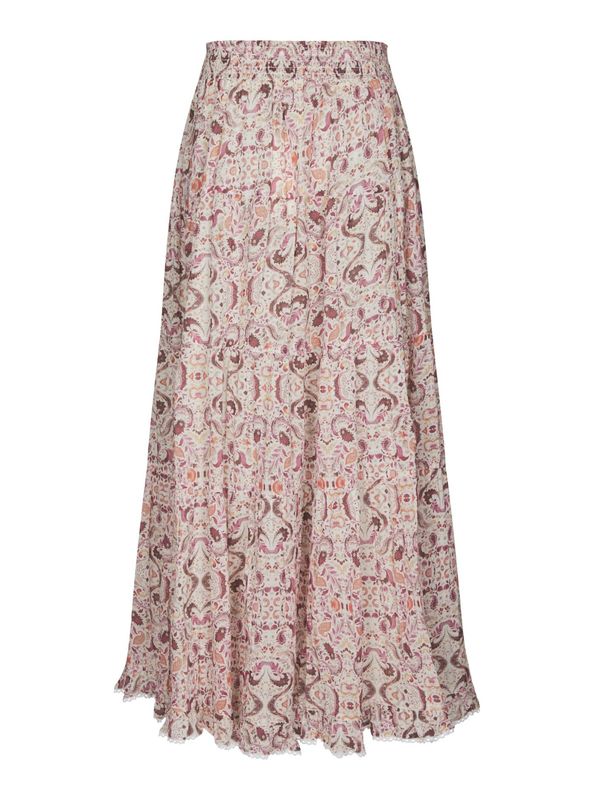 Asta Paisley Dance Skirt Rose