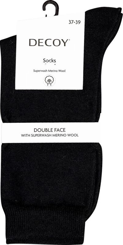 Superwash Merino Wool Socks Black