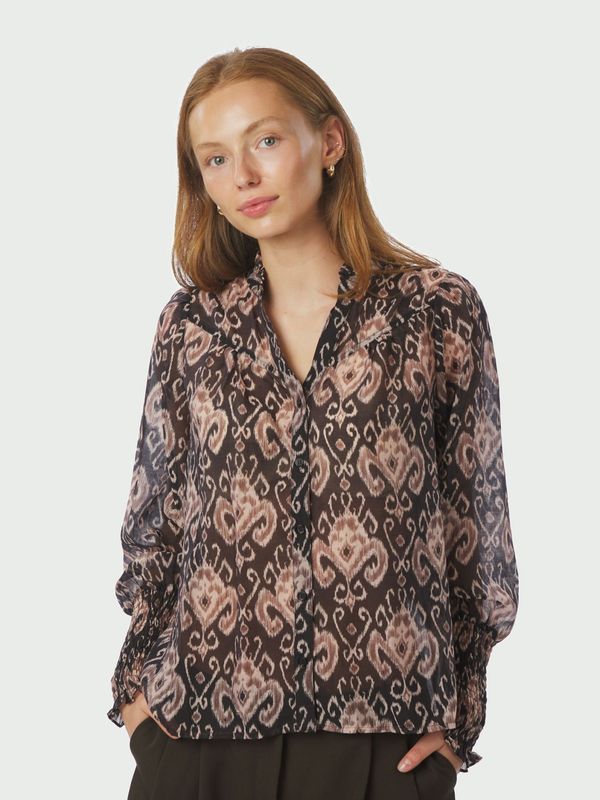 Camisa Print Blouse Black