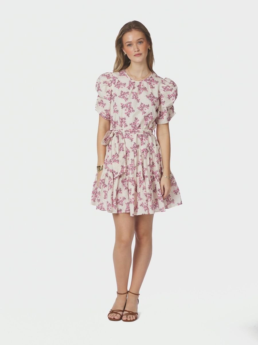 Annitas Starling Flower Dress Fuchsia