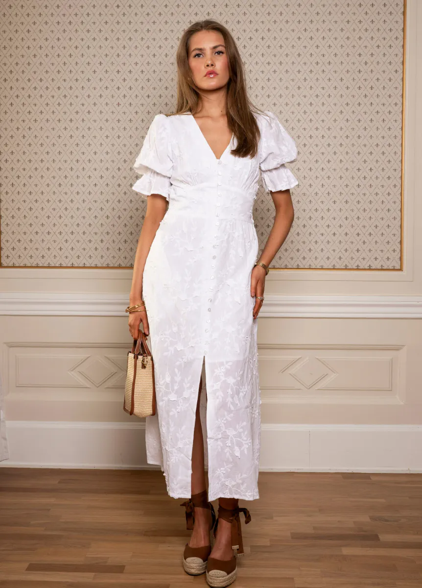 Andrea Dress Antique White