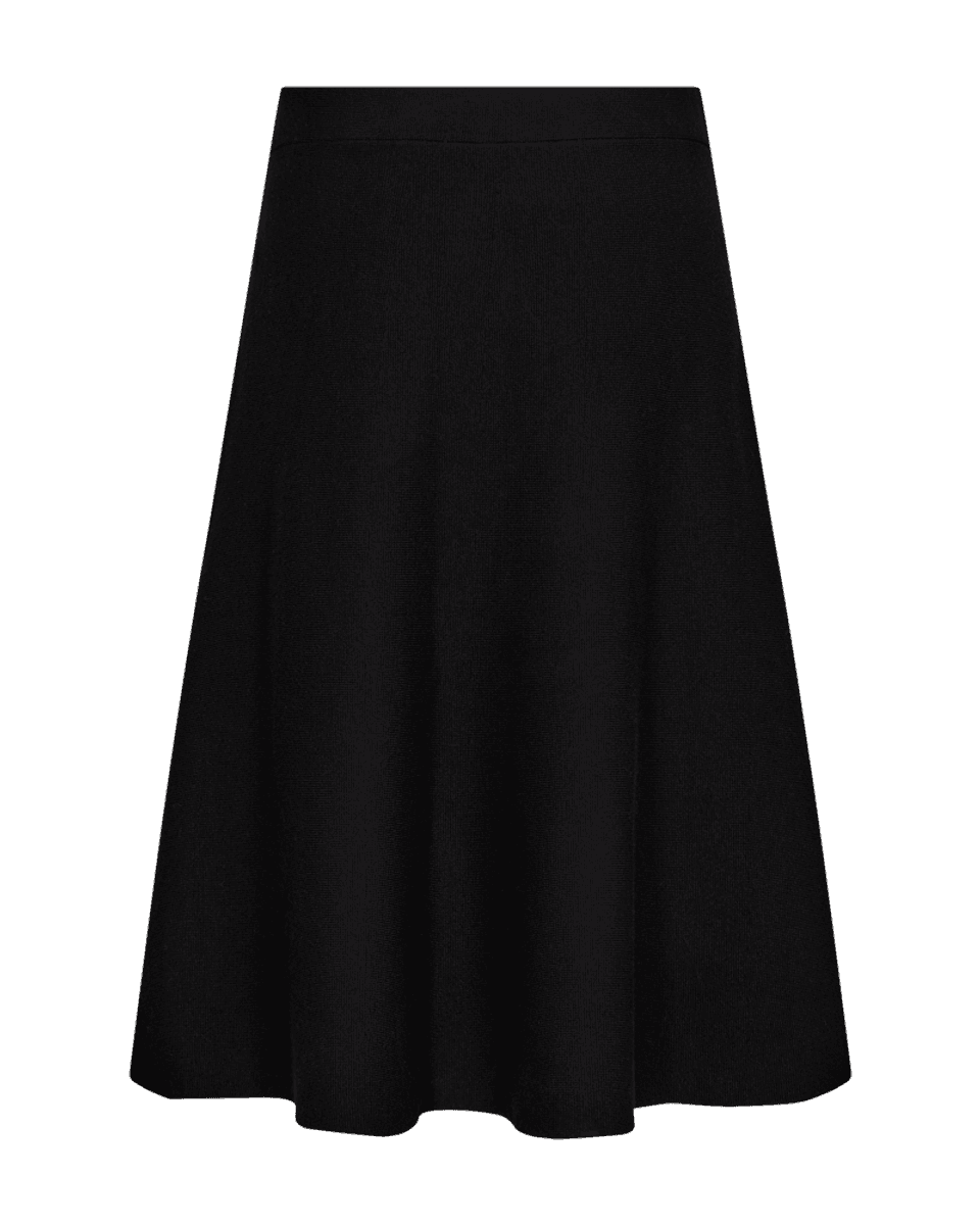Ani Skirt Interlock Knit Black