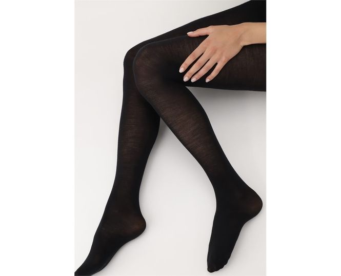 Hovedbilde Fine Wool Tights Black
