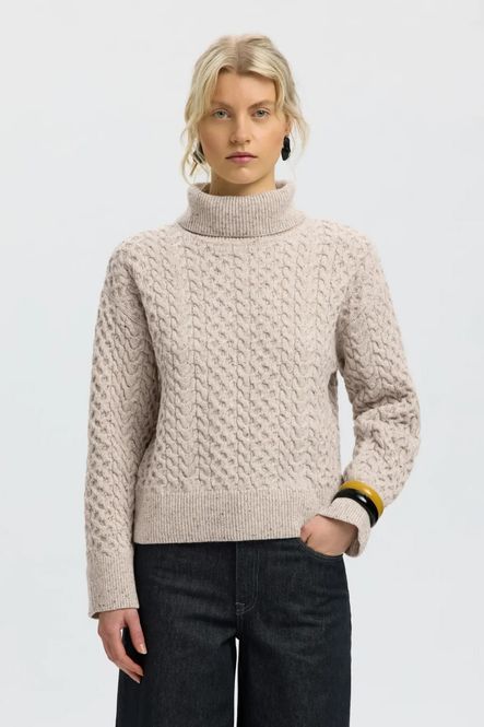 Hovedbilde SlwLand Knit Cable Roll Neck