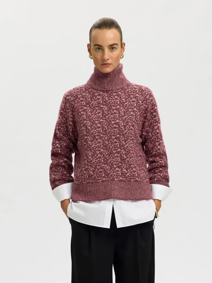 SlwLulu Duo Knit Tawny Port Birch