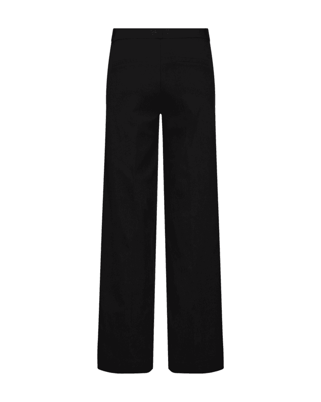 Solvej Pants Regular Wide Leg Black