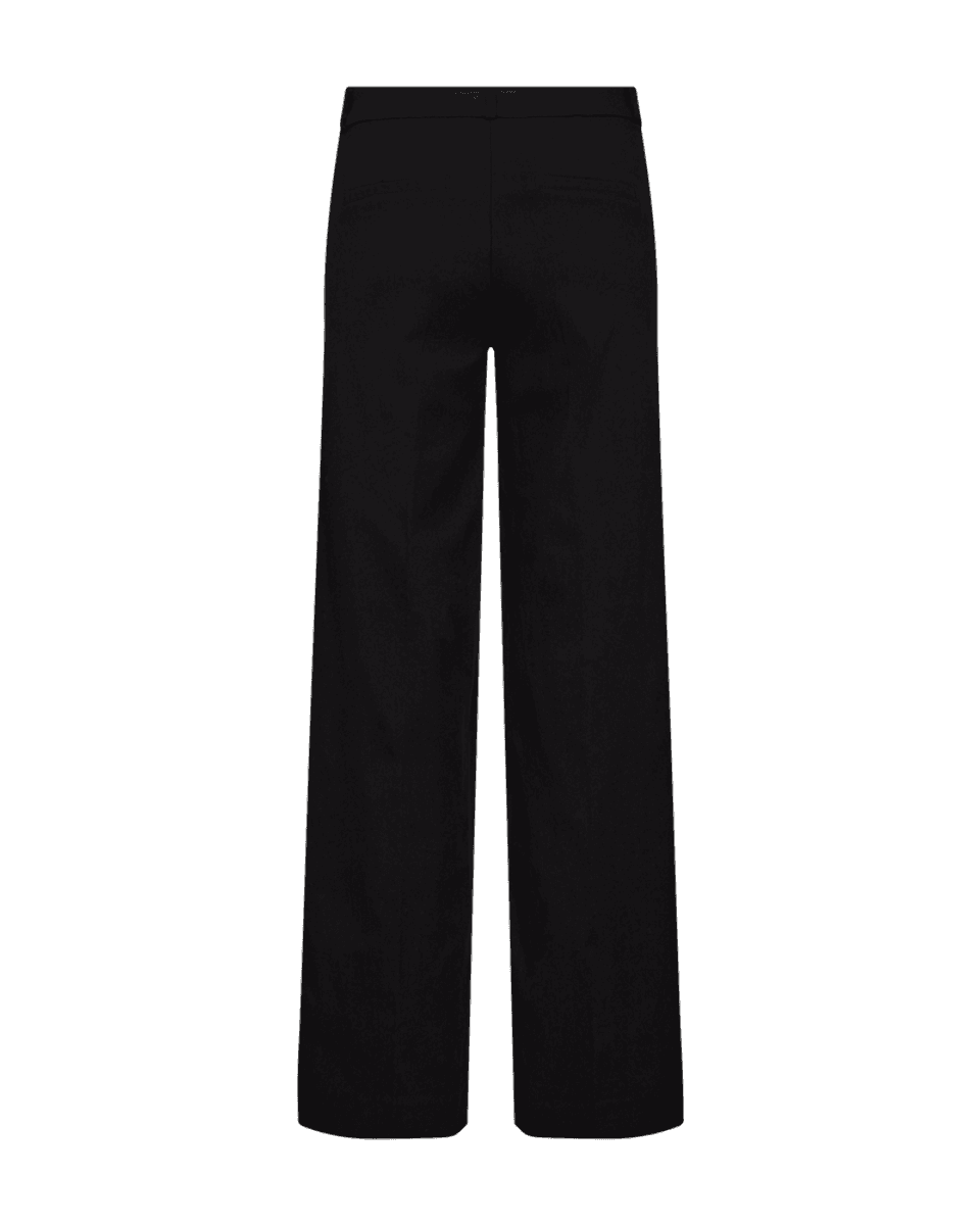 Solvej Pants Regular Wide Leg Black