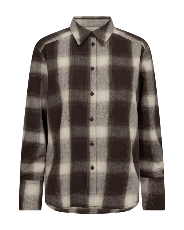 Erino Shirt Check Mole W Morel
