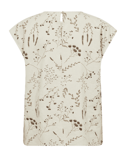 Hovedbilde Laluna Blouse Printed Moonbeam w. Silver Mink