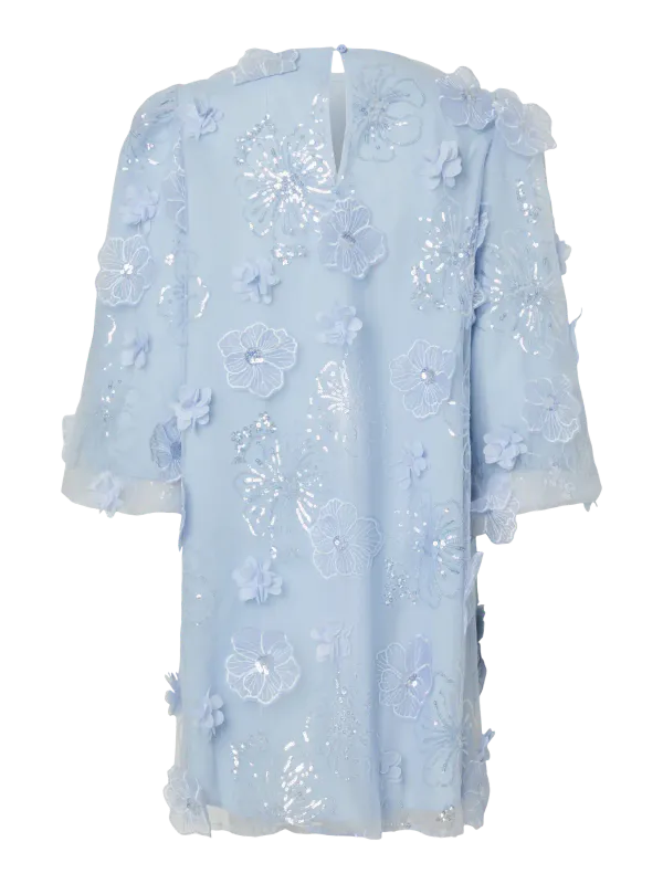 Yassolana 3/4 Midi Dress Skyway