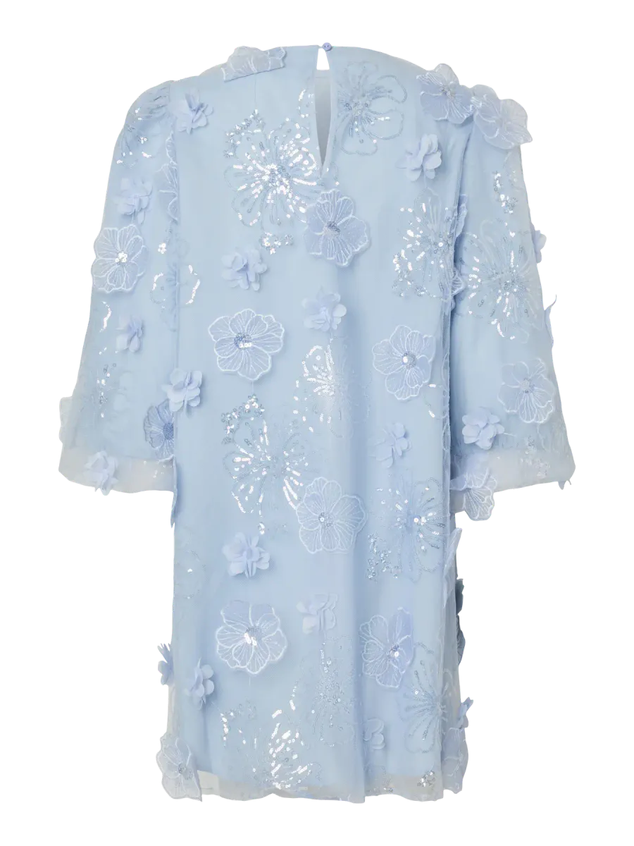 Yassolana 3/4 Midi Dress Skyway