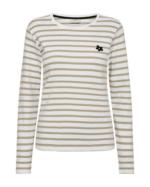 Hovedbilde Famila Tee striped Star Offwhite W  Silver Mink