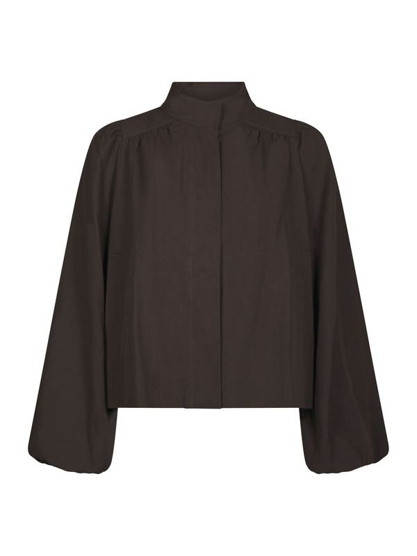 Tirsa Twill Jacket Dark Brown