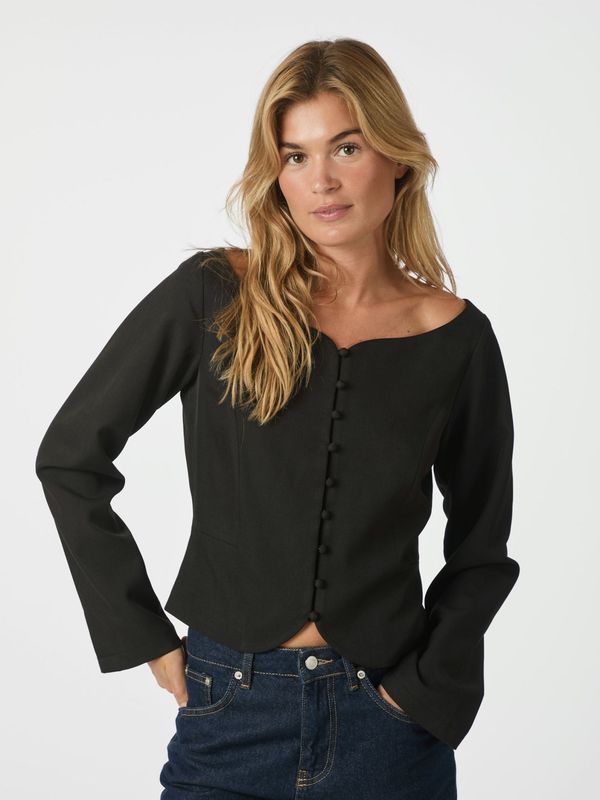 Salsa Structure Blouse Black