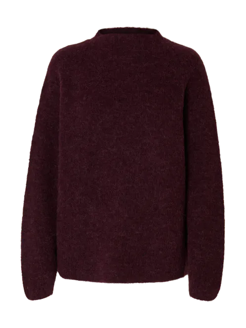 Hovedbilde SlfSia Ras Knit T-neck Fig