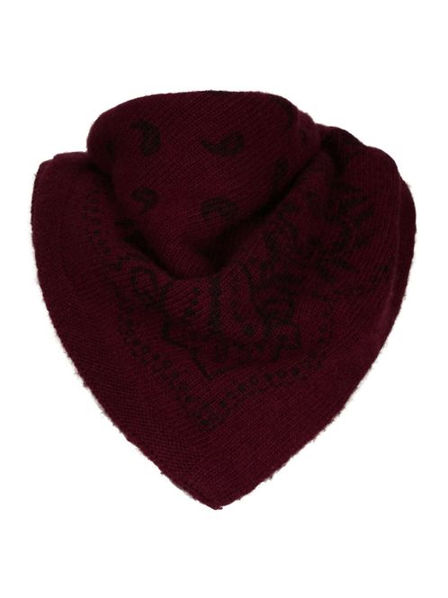 Hovedbilde Adelina Paisley Knit Scarf Wine