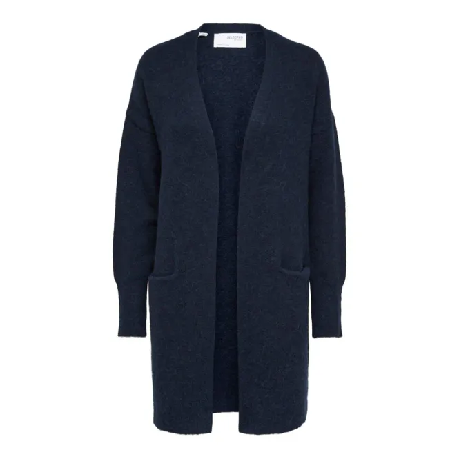 Hovedbilde Slflulu New Knit Long Cardigan Dark Sapphire