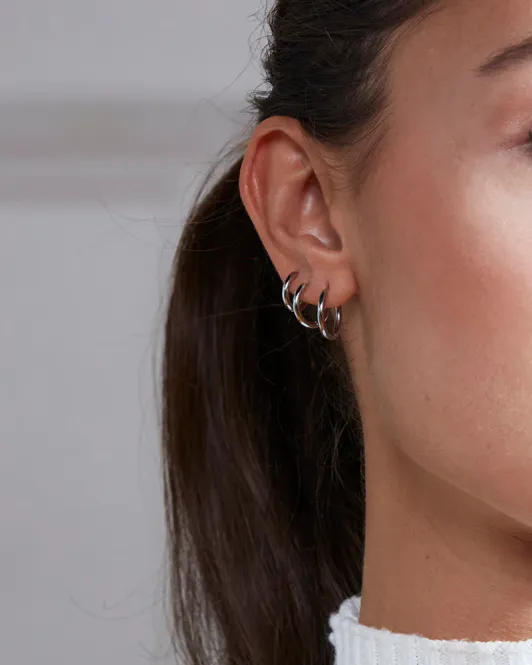 Hovedbilde Triple Pair Hoops Steel