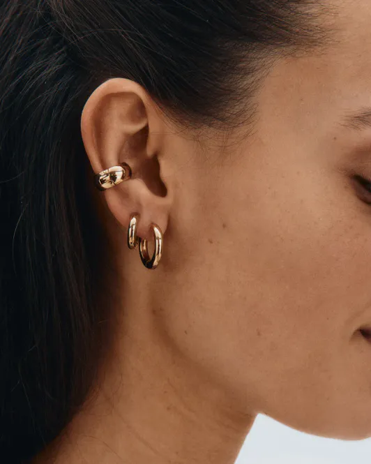 Hovedbilde Chunky Hoops S Gold