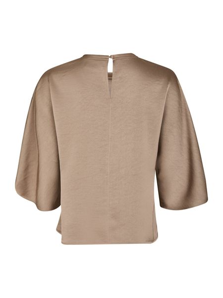 Hovedbilde Liora Heavy Sateen Blouse Dark Taupe