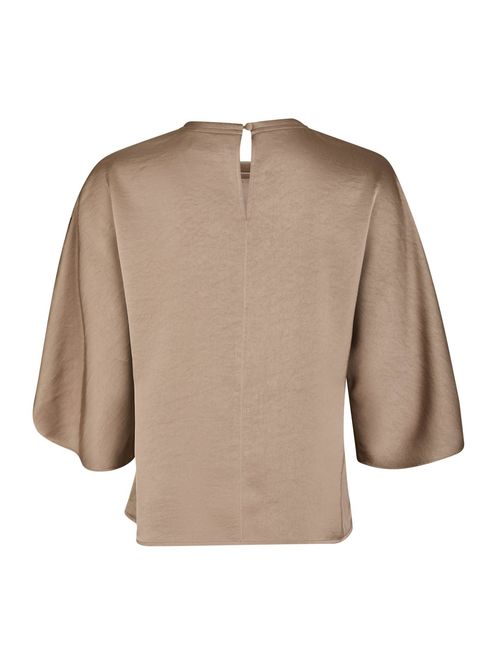 Hovedbilde Liora Heavy Sateen Blouse Dark Taupe