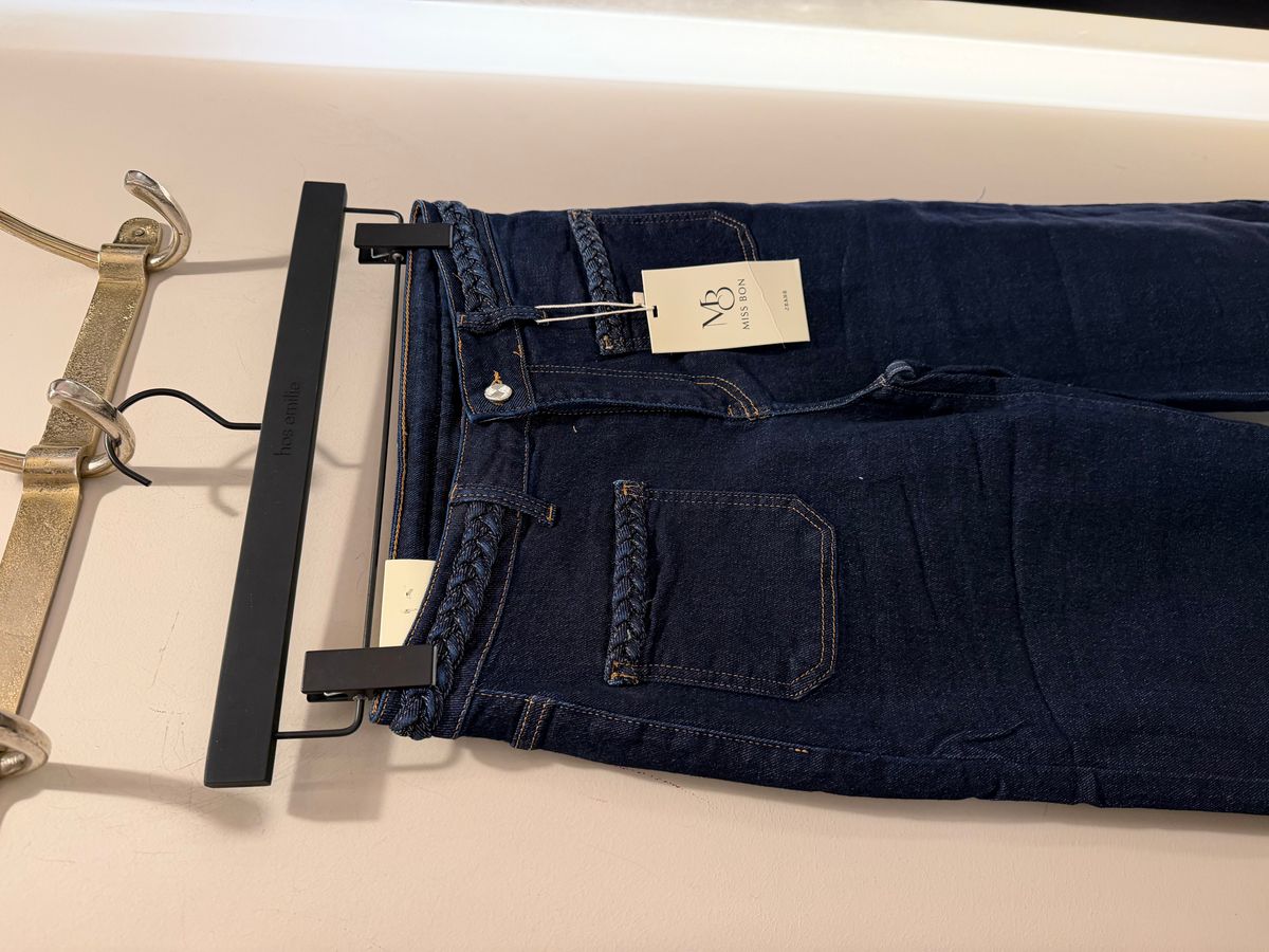 Miss Bon Jeans Flette Mørk Denim