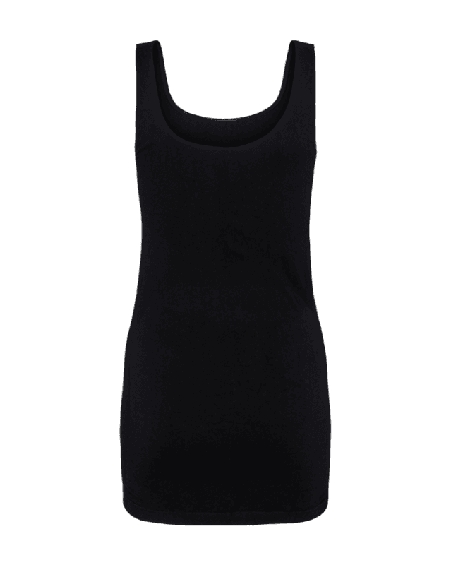 Seam Singlet Black