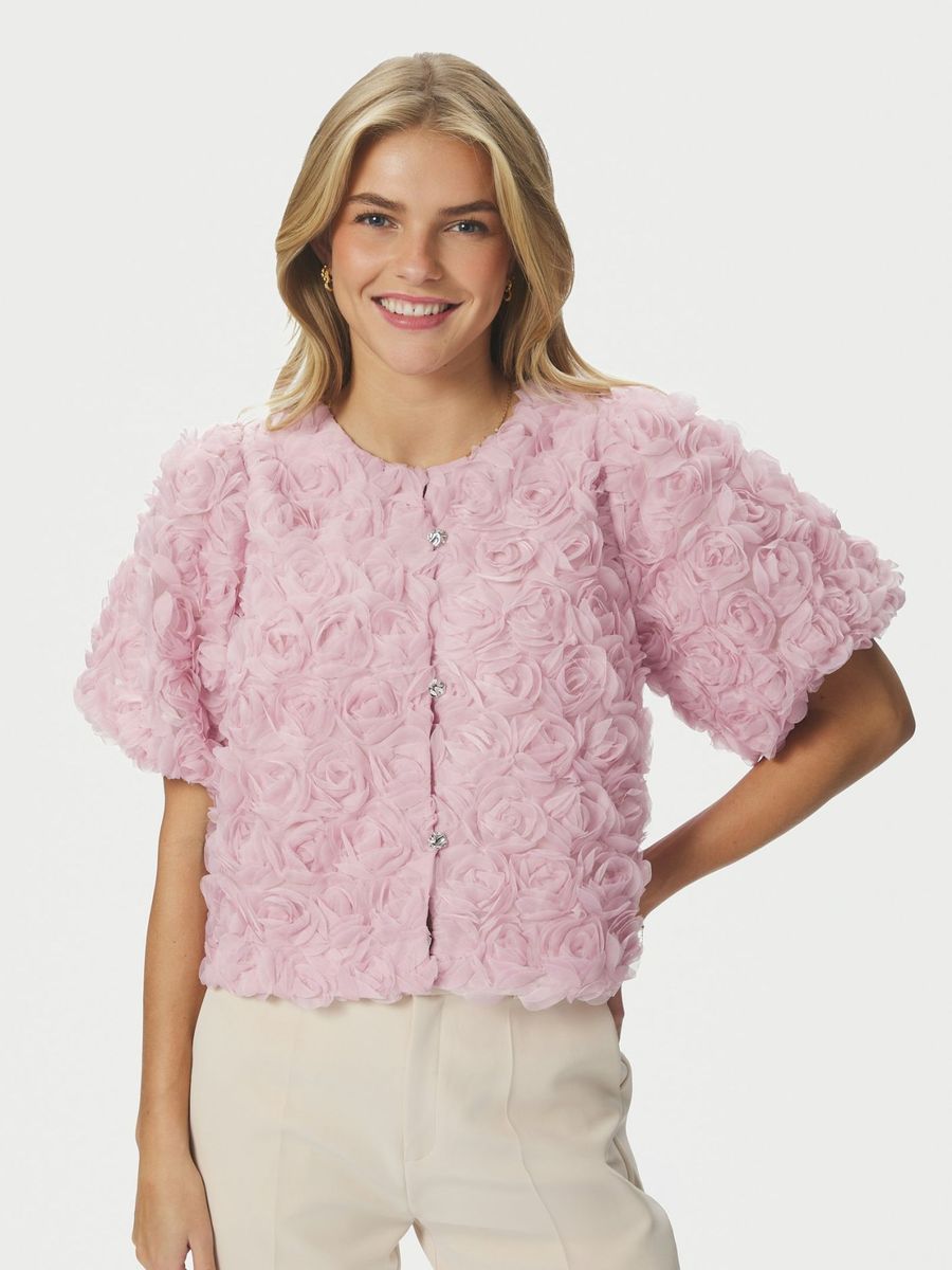 Aisa Flower Blouse Rose