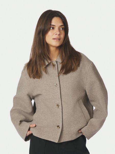 Hovedbilde Hamra Herringbone Twill Jacket Beige
