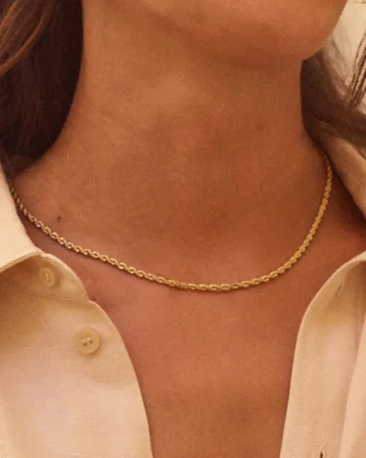 Hovedbilde Rope Chain Necklace Gold