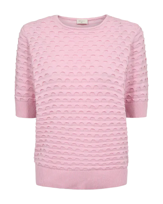 Hovedbilde Dodo Pullover Short Sleeve Jacquard Sweet Lilac
