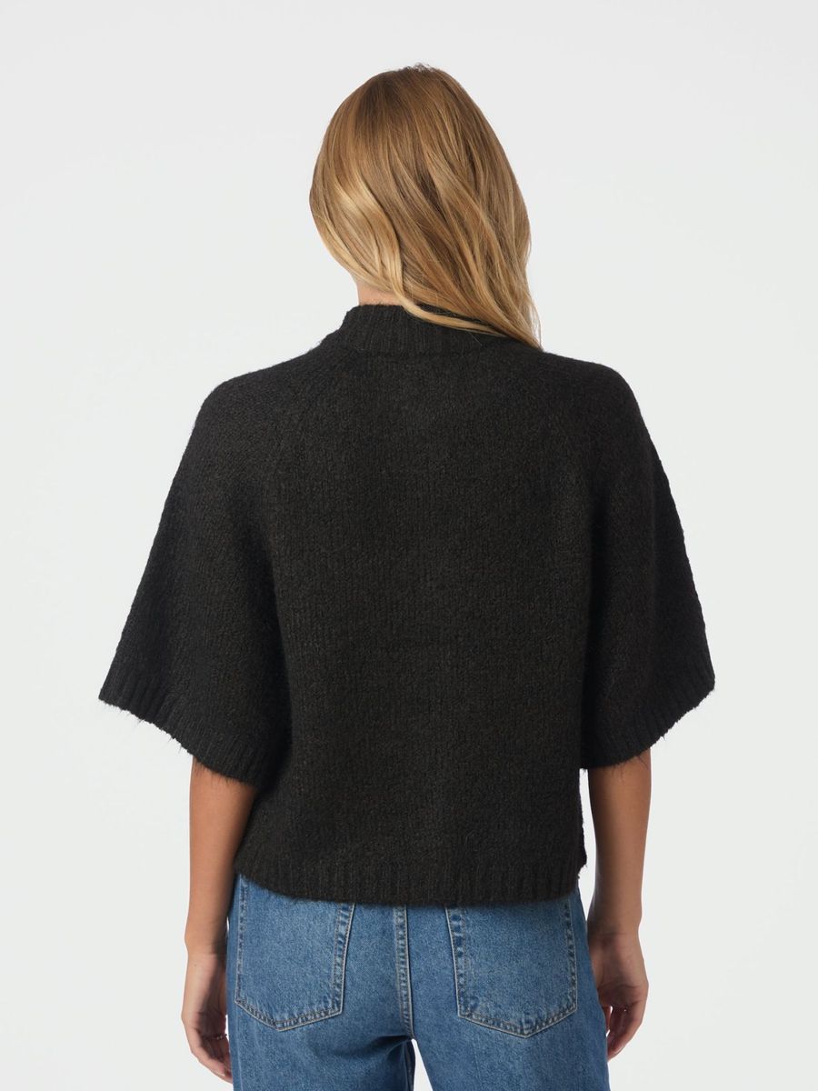 Benuta Fluffy Knit Cardigan Dark Brown