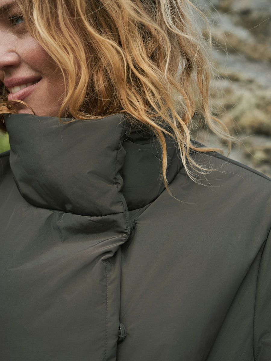 Una Clean Jacket Dark Brown