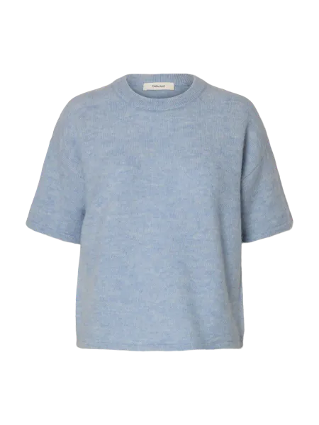 Hovedbilde SlfLulu 2/4 Knit Cashmere Blue Melange