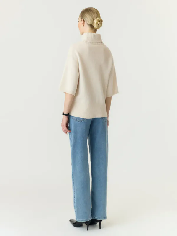 Yasemila 2/4 Wool Knit Sandshell