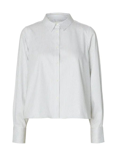 Hovedbilde SlfRomie Relaxed Shirt Avocado Oil Stripe