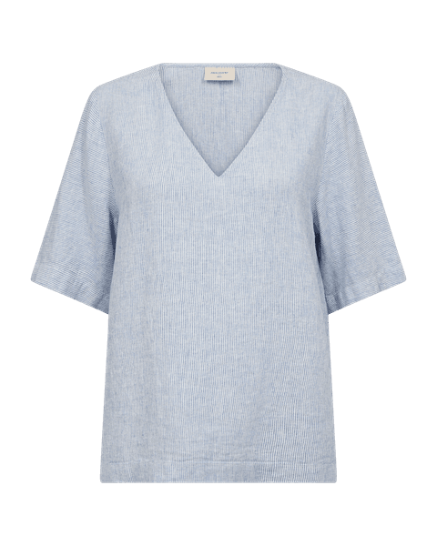 Hovedbilde Lava Blouse Stripe Ultramarine Offwhite