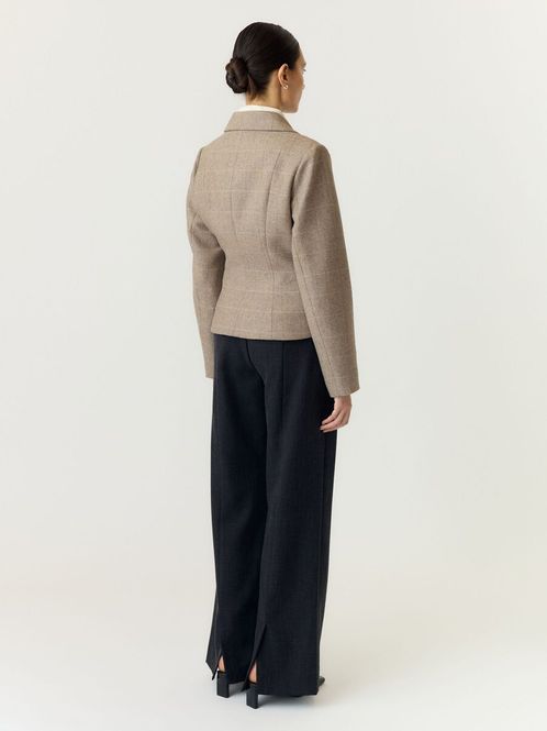 Hovedbilde YasThela Wool Blend Blazer Taupe
