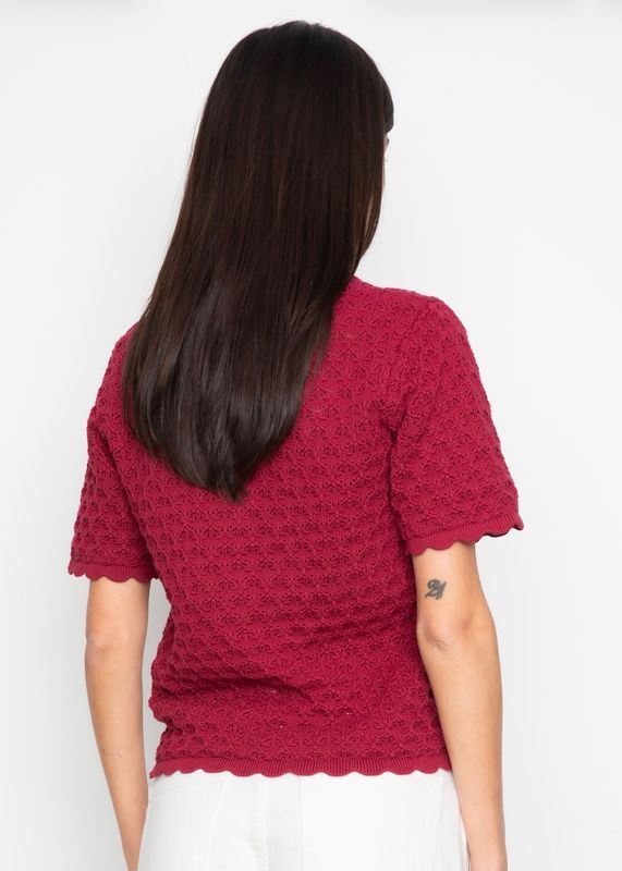 Gwen Knit Tee Berry