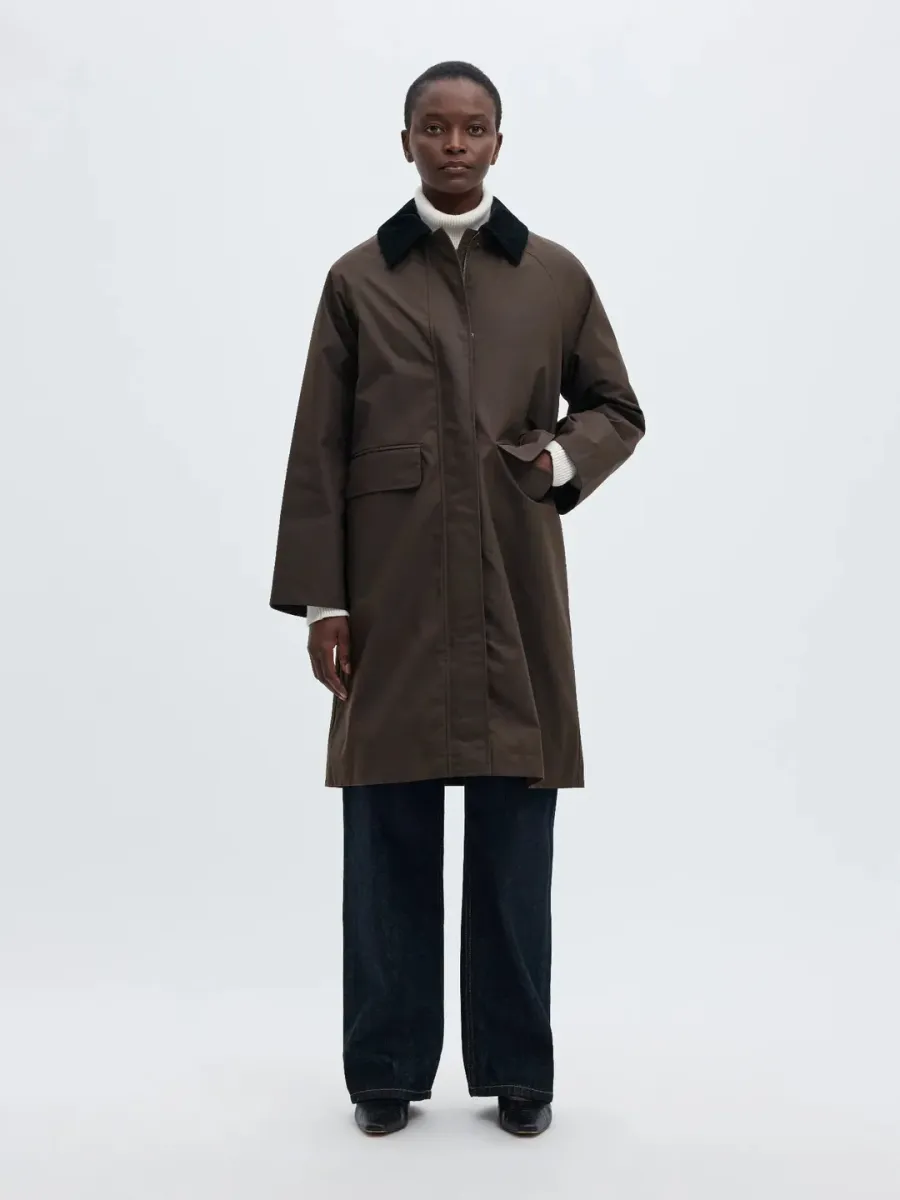 SlwWilma Waxed Coat Delicioso