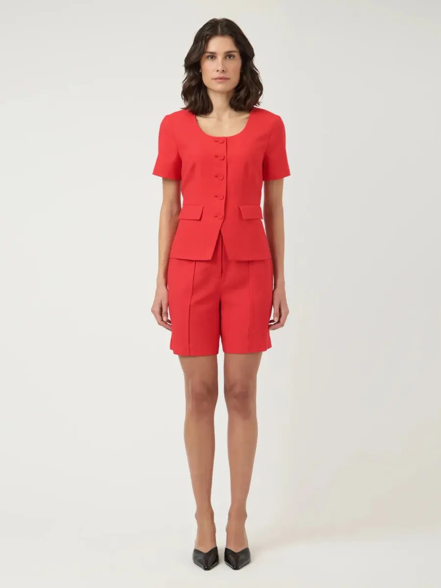 YasBirmo Blazer Poinsettia