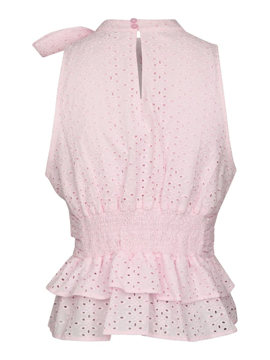 Ansol Emb Top Light Pink