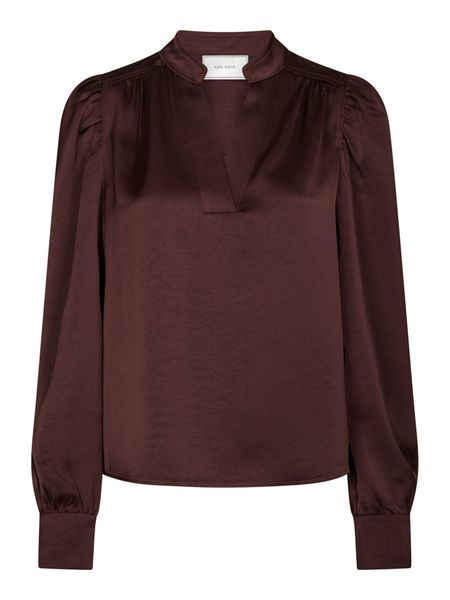 Hovedbilde Rosslyn Heavy Sateen Blouse Burgundy