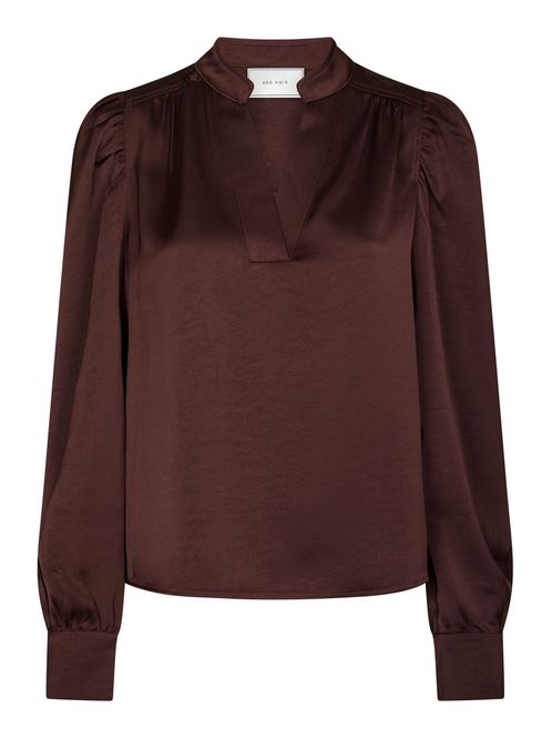Hovedbilde Rosslyn Heavy Sateen Blouse Burgundy