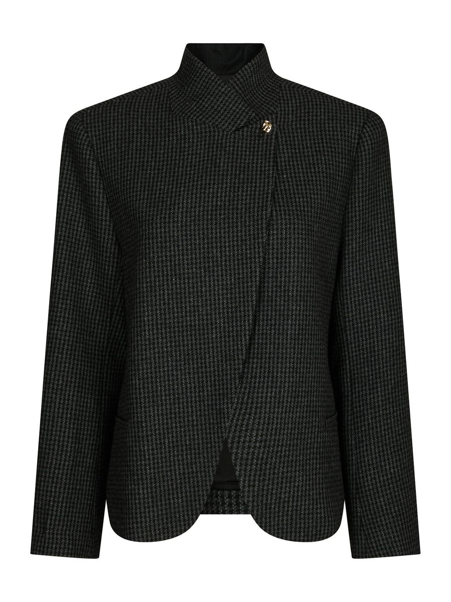 Paria Check Blazer Dark Grey